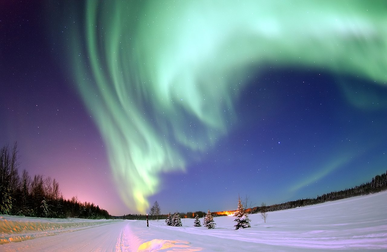 the aurora borealis... cool!